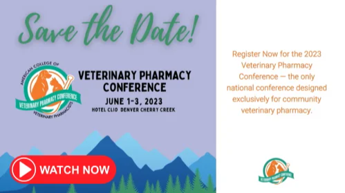 Veterinary Pharmacy Conference … June 1st to 3rd