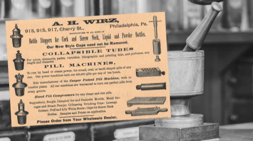 A.H. Wirz Vintage Pharmacy Ad
