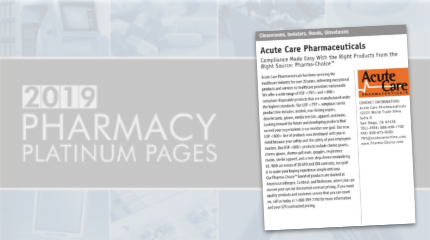 Acute Care Pharmaceuticals