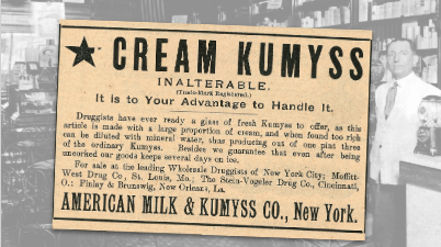 American Milk Cream Kumyss Vintage Ad
