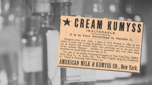 American Milk Cream Kumyss Vintage Ad