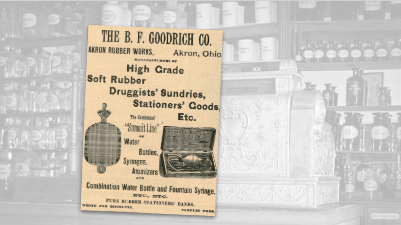 B. F. Goodrich High Grade Rubber Vintage Ad