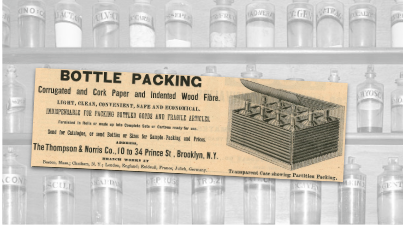 Bottle Packing Vintage Ad