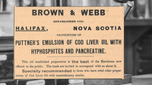 Brown & Webb Cod Liver Oil Vintage Ad