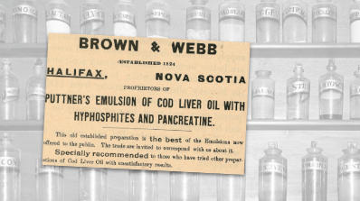 Brown & Webb Cod Liver Oil Vintage Ad