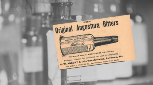 C.W. Abbott & Co. Angostura Bitters Vintage Ad