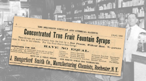 Concentrated True Fruit Fountain Syrup Ad
