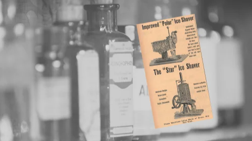 D.L. Bates & Bros Ice Shaver Vintage Ad