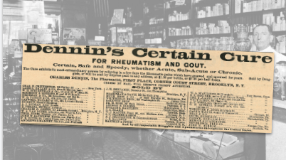 Dennin's Certain Cure Vintage Ad