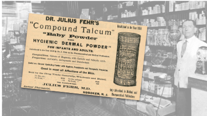 Dr. Julius Compound Talcum Vintage Ad