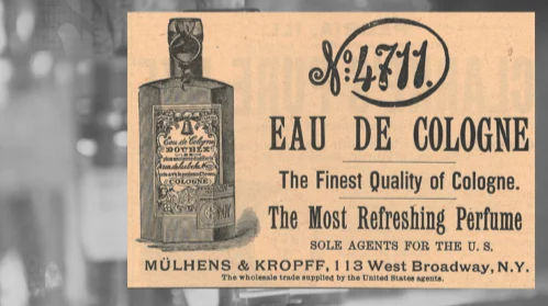Eau de Cologne Vintage Ad