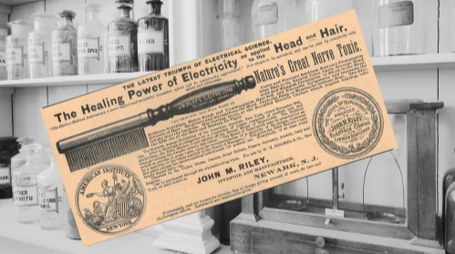 Electric Comb Vintage Ad