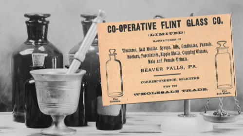 Flint Glass Co Vintage Ad
