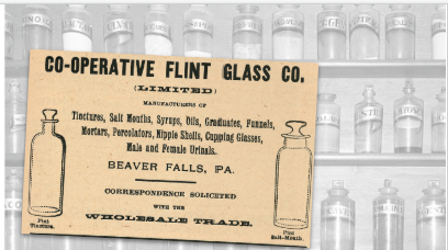 Flint Glass Co Vintage Ad