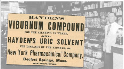 Hayden's Viburnum Compound Vintage Ad