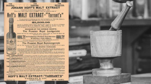 Hoff's Malt Extract Vintage Ad