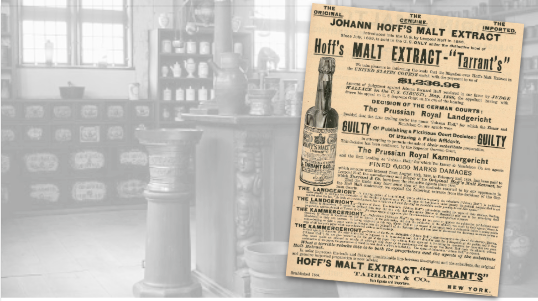 Hoff's Malt Extract Vintage Ad