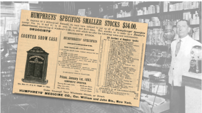 Humphreys' Medicine Co., Vintage Ad