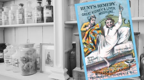 Hunt's Remedy Historic Pharmacy Ad