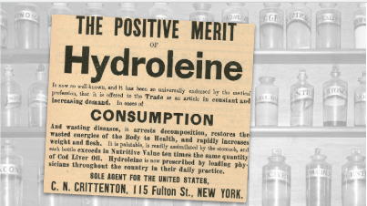 Hydroleine Vintage Ad