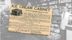 Ice Cream Cabinet Ad