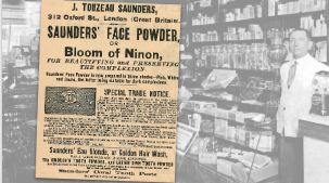 J. Touzeau Vintage Face Powder Ad