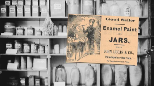 John Lucas Enamel Paint Vintage Ad