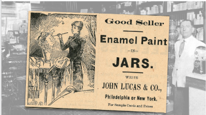 John Lucas Enamel Paint Vintage Ad
