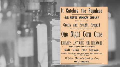 Kohler Manufacturing Vintage Ad