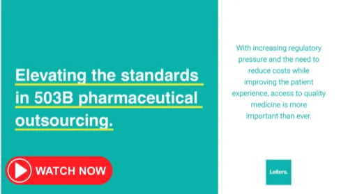 Elevating the Standards in 503B Pharmaceutical Outsourcing