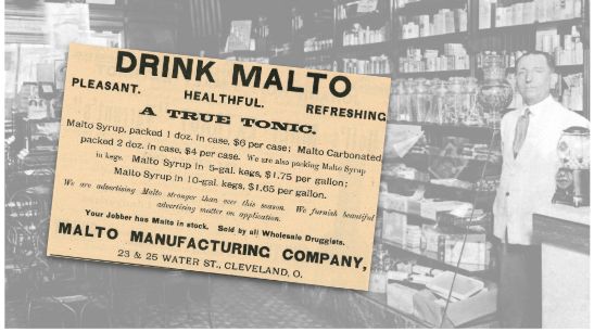 Malto Tonic Vintage Ad