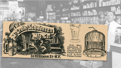 McGrath & Schwensen Glass Ware Vintage Ad