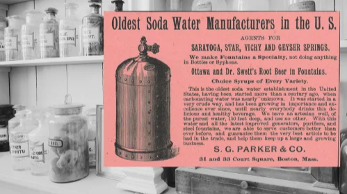Oldest Soda Water Manufacturers Vintage Ad
