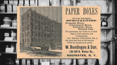 Paper Boxes Vintage Ad