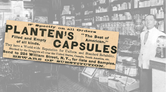 Planten's Capsules Vintage Ad