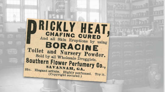 Prickly Heat Vintage Ad