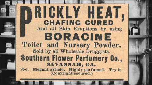 Prickly Heat Vintage Ad