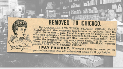 Removed to Chicago Vintage Ad