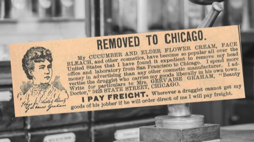 Removed to Chicago Vintage Ad