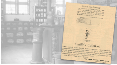 Sniffin's Celluloid Vintage Pharmacy Ad