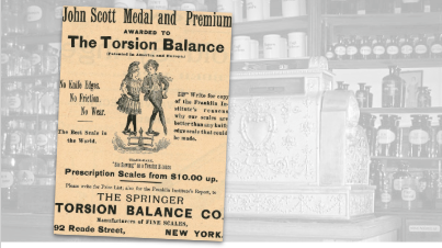 Springer Torsion Balance Co Vintage Ad