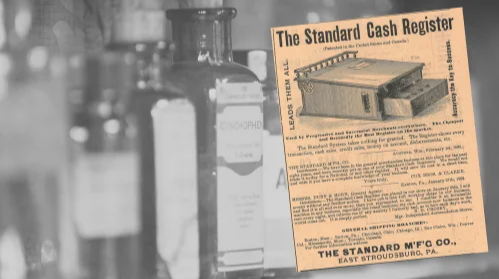 Standard Cash Register Vintage Ad