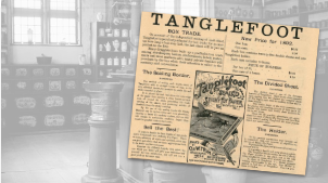 Tanglefoot Vintage Pharmacy Ad