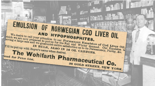 The Wohlfarth Pharmaceutical Co. Cod Liver Oil Ad