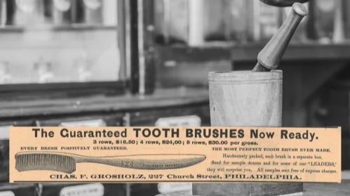Tooth Brushes Vintage Ad