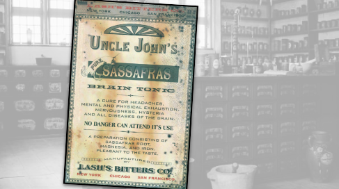 Uncle John's Sassafras Vintage Ad