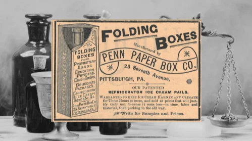 Vintage Penn Paper Box Co. Ad