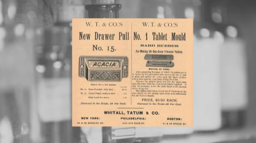 Whitall, Tatum & Co. Vintage Ad